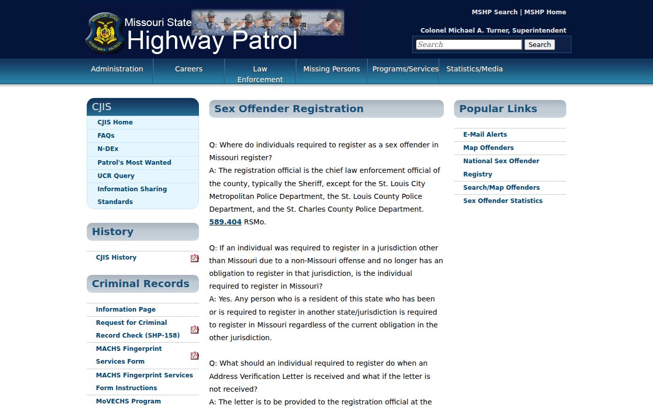 Cape Girardeau County registry tier and distance restriction facts